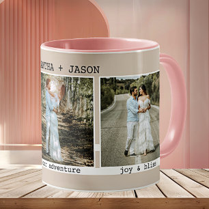 Mug Simple Elegant Timeline Mariage photo