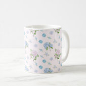 Mug Simple Elegant Watercolor Hydrangea Flowers (Devant droit)