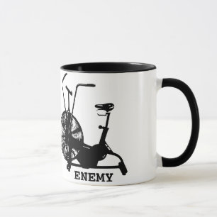 Mug Simple entraînement Noir Blanc Funny Humour de sal