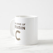 Mug Simple et drôle de citation pun café inspiré (Devant gauche)