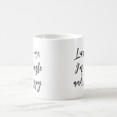 Mug simple et heureux, inspirant moderne tendance (Centre)