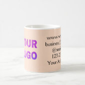 Mug simple et minimal ajouter votre logo/design ici te (Centre)