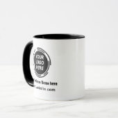 Mug Simple et minimal ajoutez votre logo/votre design (Devant gauche)