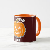 Mug Simple Happy Halloween boo citrouille éffrayant (Devant droit)