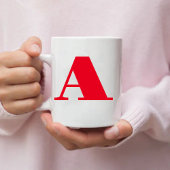 Mug Simple Initial letter |Monogram Cool
