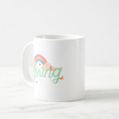 Mug Simple Joy Springtime Cheerful White Soft Pastel (Devant gauche)