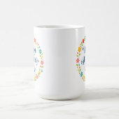 Mug Simple Joyeux appel de la fête des mères Calligrap (Centre)