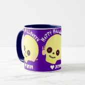 Mug Simple Joyeux Halloween boo citrouille éffrayant S (Devant gauche)