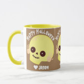 Mug Simple Joyeux Halloween boo citrouille éffrayant S (Gauche)