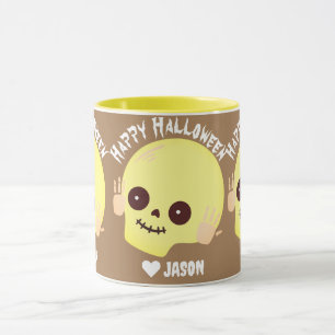 Mug Simple Joyeux Halloween boo citrouille éffrayant S