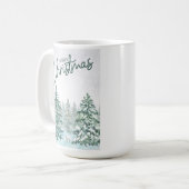 Mug Simple Joyeux Message Noël Deer In The Woods (Devant gauche)