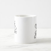 Mug Simple lettre manuscrite libère tout le potentiel (Centre)
