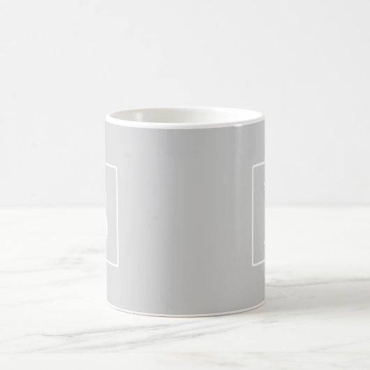 Mug Simple Light Grey monogram (Centre)