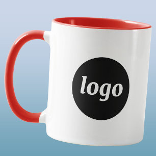 Mug Simple logo de l'entreprise de promotion de la mar