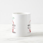Mug Simple Main Tirée Rouge Pomme mignonne meilleur en (Centre)