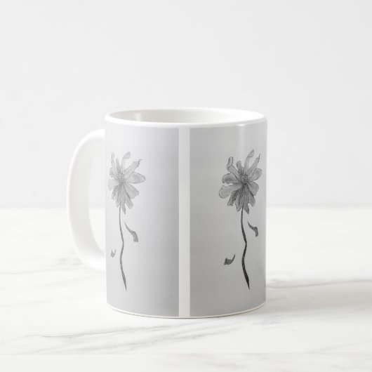 Mug Simple marguerite (Devant gauche)