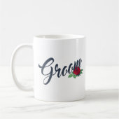 Mug Simple Mariage Fleurs Calligraphie de mariage | Mu (Gauche)