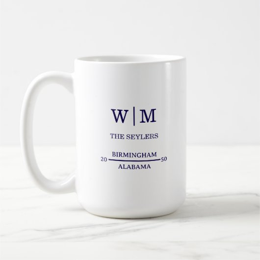Mug Simple Mariage Glaçé Professionnel (Gauche)