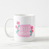 Mug Simple Matin Joyeux soleil rose (Gauche)