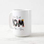 Mug Simple Meilleure Maman du Monde Calligraphie pour (Devant gauche)