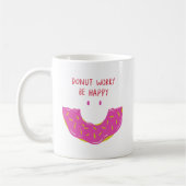 Mug Simple mignon sourire Parsemer de beignets roses D (Gauche)