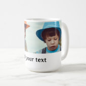Mug SIMPLE MINIMAL ajouter votre nom photo texte noël (Devant droit)