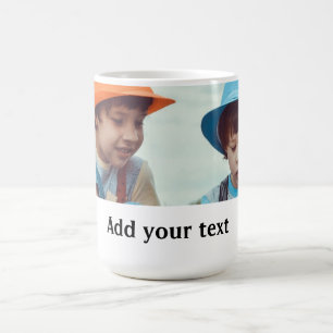 Mug SIMPLE MINIMAL ajouter votre nom photo texte noël