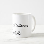 Mug SIMPLE MINIMAL.CUTIE AJOUTER LE NOM BÉBÉ heureux H (Devant droit)