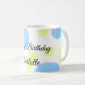 Mug SIMPLE MINIMAL.CUTIE AJOUTER NOM BÉBÉ joyeux anniv (Devant droit)