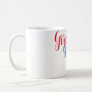 Mug simple minimal girl boss ajouter nom texte image e