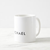 Mug Simple minimaliste élégant classique professionnel (Devant droit)