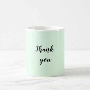 Mug Simple minimaliste élégant merci élégant perso