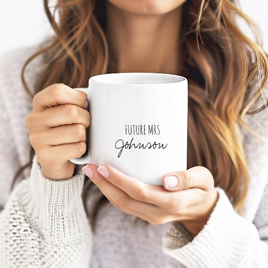 Mug Simple Minimaliste Future Mme 