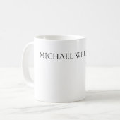 Mug Simple minimaliste moderne (Devant gauche)
