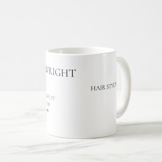 Mug Simple minimaliste moderne (Devant droit)