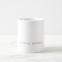 Simple minimaliste simple élégant blanc moderne