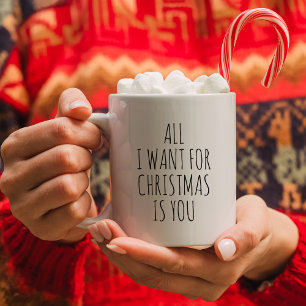 Mug Simple Minimaliste Tout Ce Que Je Veux Pour Noël E