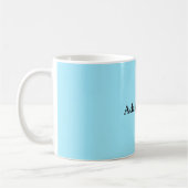 Mug simple minimum ajouter votre nom bridesmaid mariag (Gauche)