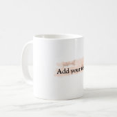 Mug simple minimum ajouter votre nom MONOGRAM GROOMSME (Devant gauche)