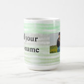 Mug simple minimum ajouter votre nom photo aquarelle c (Centre)