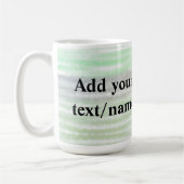 Mug simple minimum ajouter votre nom photo aquarelle c (Gauche)