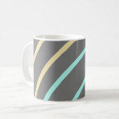 Mug simple minimum ajouter votre texte monogramme phot (Devant gauche)