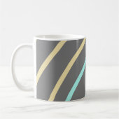 Mug simple minimum ajouter votre texte monogramme phot (Gauche)