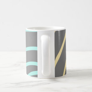 Mug simple minimum ajouter votre texte monogramme phot