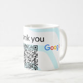 Mug Simple minimum q r code ajouter logo code d'analys (Devant droit)