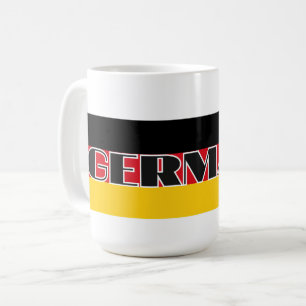 Mug Simple Modern Allemagne drapeau allemand Souvenir