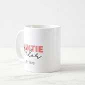 Mug Simple Modern Personalize Stylish Blush Pink Clean (Devant gauche)
