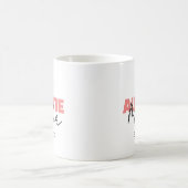 Mug Simple Modern Personalize Stylish Blush Pink Clean (Centre)
