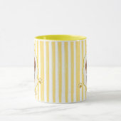 Mug simple moderne avec nom et photo de l'animal (Centre)
