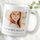 Mug Simple moderne Chic Personnalisé Première Communio
